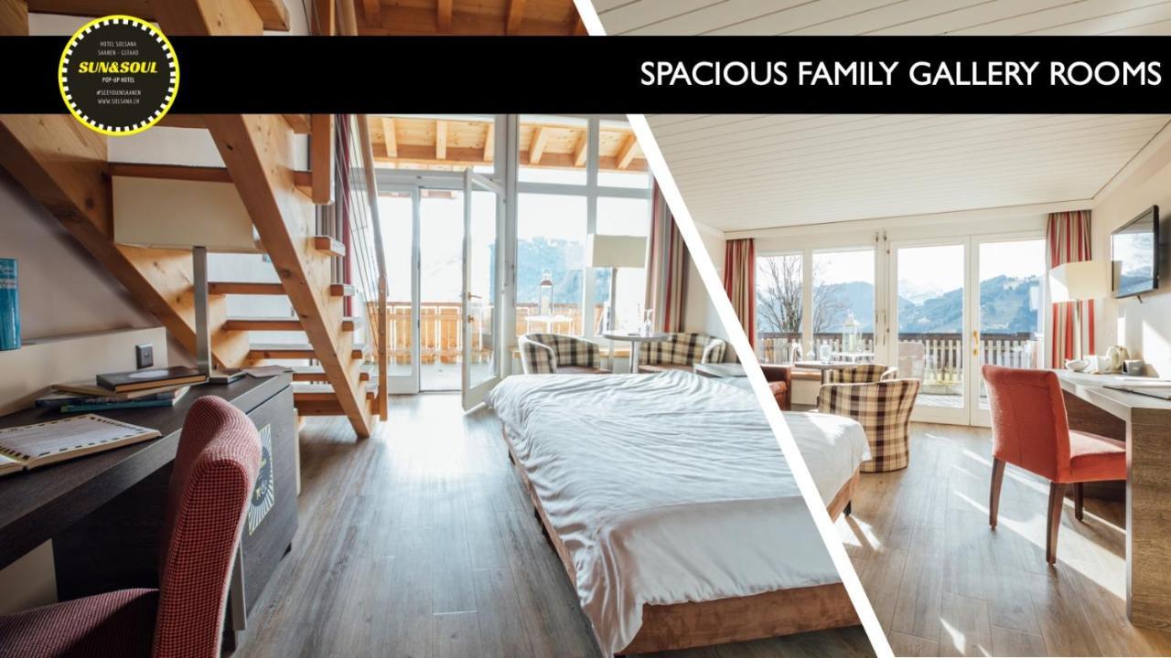 The Sun&Soul Panorama Pop-Up Hotel Solsana Saanen Buitenkant foto